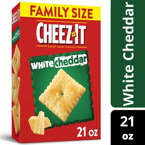 Cheez-It White Cheddar Cheese Crackers, 21 oz - Walmart.com