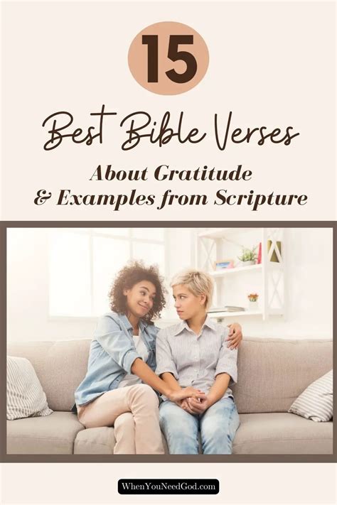 15 Best Bible Verses About Gratitude & Examples From Scripture – When ...