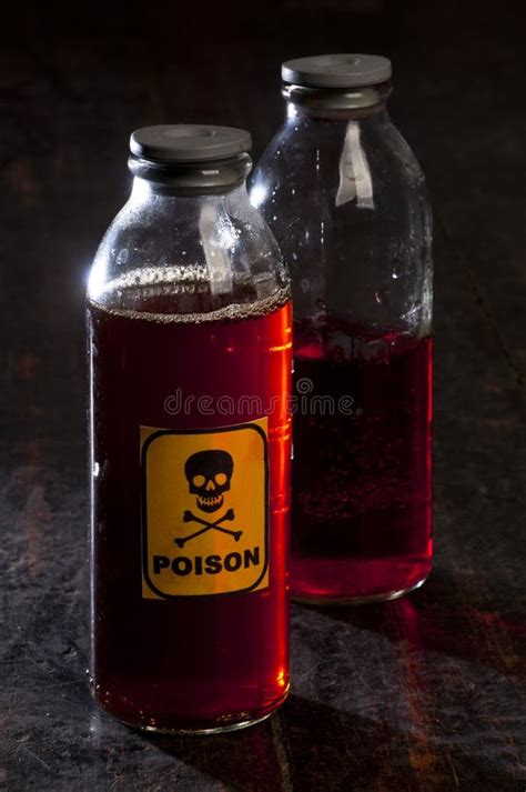 Poison bottle with label stock image. Image of green - 36953437