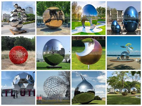 Metal Sphere Sculpture