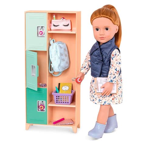 Deluxe Accessory - School Locker Set in 2021 | American girl toys ...