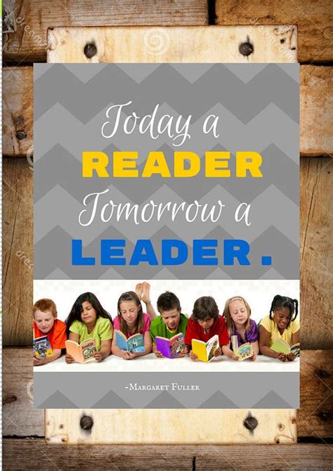 "Today a reader. Tomorrow a leader" Instant download-Classroom poster ...