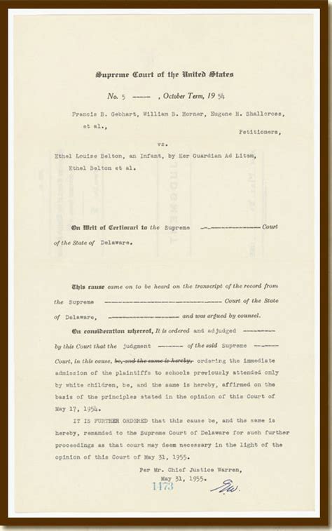 1951: Belton v. Gebhart (Bulah v. Gebhart) (DE) - Jim Crow Meets Brown: One Decision Galvanizes ...