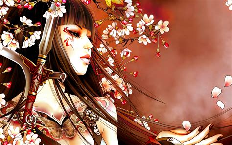 Download Tattoo Geisha Oriental JX Online HD Wallpaper by Zhang Xiao Bai