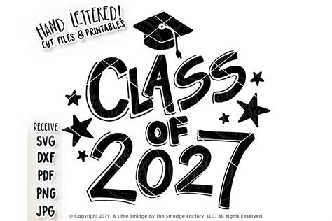 Class of 2027 SVG & Printable – The Smudge Factory