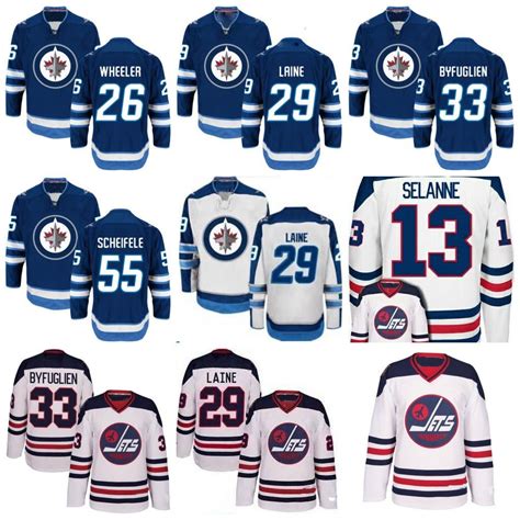 2020 Youth Winnipeg Jets Jerseys 34 Michael Hutchinson 37 Connor Hellebuyck 44 Josh Morrissey 39 ...