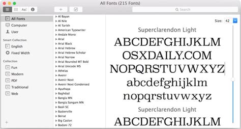 Mac fonts list for windows - multisno