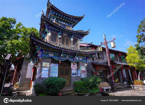 Lijiang China Sep 2023 Scenic Old Town Street Ancient Architecture – Stock Editorial Photo ...