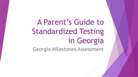 Georgia Milestones Assessment Guide for Parents