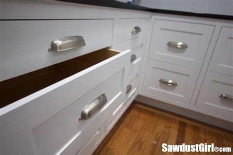 How to Install Cabinet Drawer Fronts - Sawdust Girl®