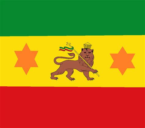 Flag of The II.Ethiopian Empire by admiralRobertDecart on DeviantArt