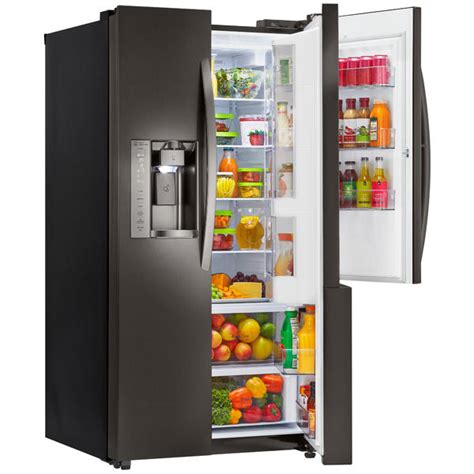 LG LSXS26366D 26.1 cu. ft. Side-By-Side Refrigerator - Black Stainless ...