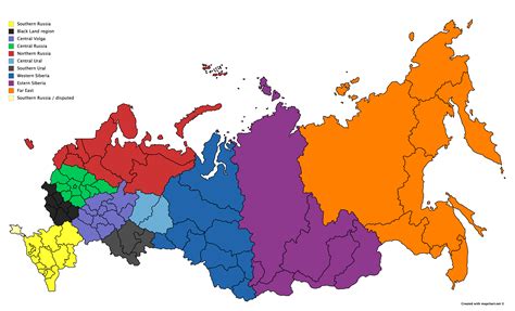 Unofficial map of cultural regions of Russia : r/MapPorn