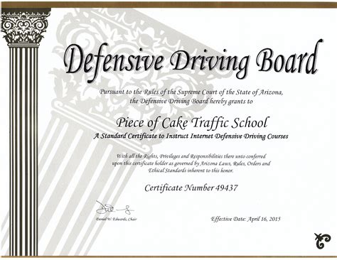 Traffic School Certificate Due Date | TUTORE.ORG - Master of Documents