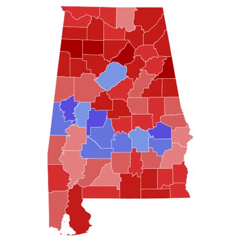 File:2022 United States Senate election in Alabama results map by ...