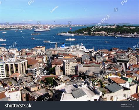 Aerial View Of Istanbul And Bosphorus Stock Photo 35315113 : Shutterstock