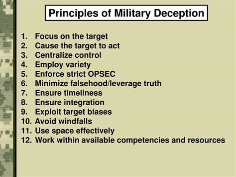 PPT - Military Deception PowerPoint Presentation, free download - ID:2857363