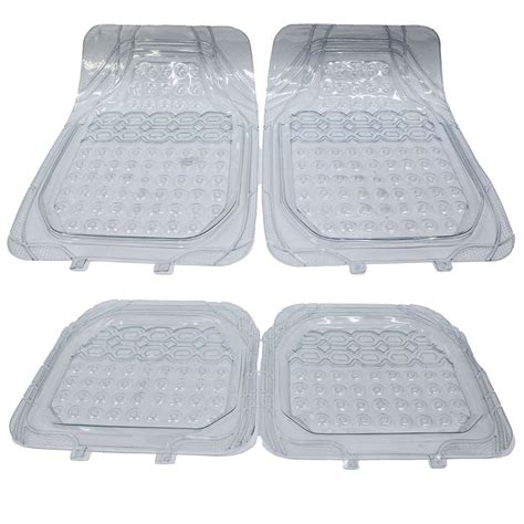 Transparent Clear PVC 4piece Car Floor Mats Set - Autostyle Motorsport ...