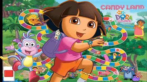 Dora The Explorer Game - Candy Land - Free Online Games - Board Game - YouTube