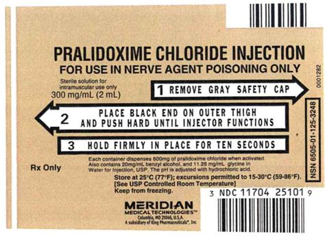 Pralidoxime Chloride - FDA prescribing information, side effects and uses