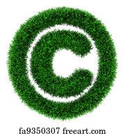 Free art print of Grass trademark symbol. Registered trademark symbol ...