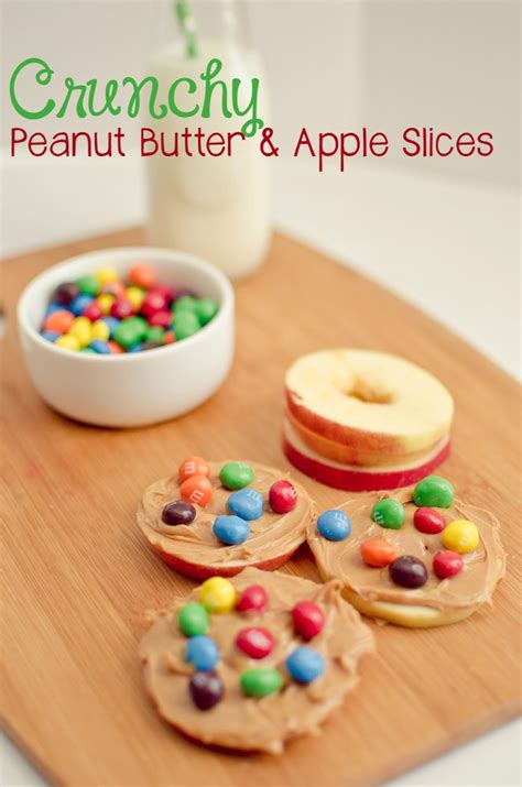 Crunchy Peanut Butter and Apple Slices - A Grande Life