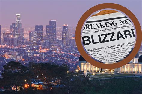 Los Angeles County Bracing For Dangerous Winter Storm, Blizzard