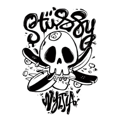 Stussy Stussy Wallpaper, Stussy Logo, Swag Ideas, Skull Logo, Skull Tattoo Design, Air Jordan 4 ...