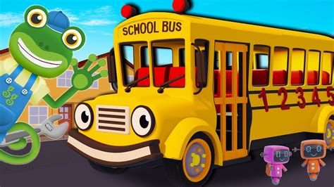 Sammy The School Bus Visits Gecko's Garage | Bus Videos For Children ...