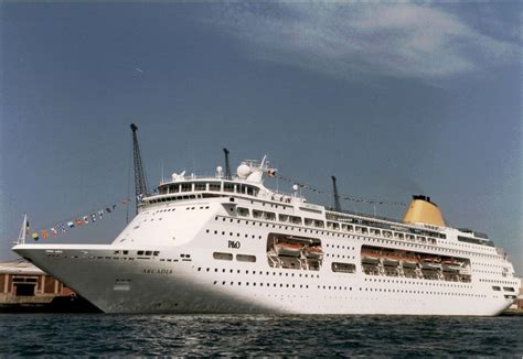 NAVIGATION-Cruising and Maritime Themes: P & O CRUISES "ARCADIA" of 1997