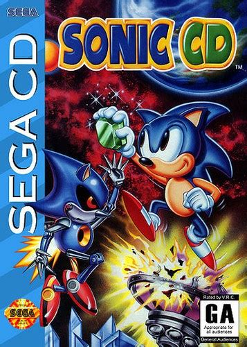 Sonic CD SegaCD US Cover - Обложки - Gallery - Sonic SCANF