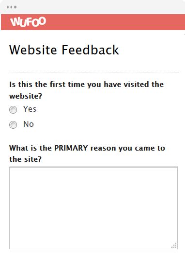 Survey Form Templates | Wufoo