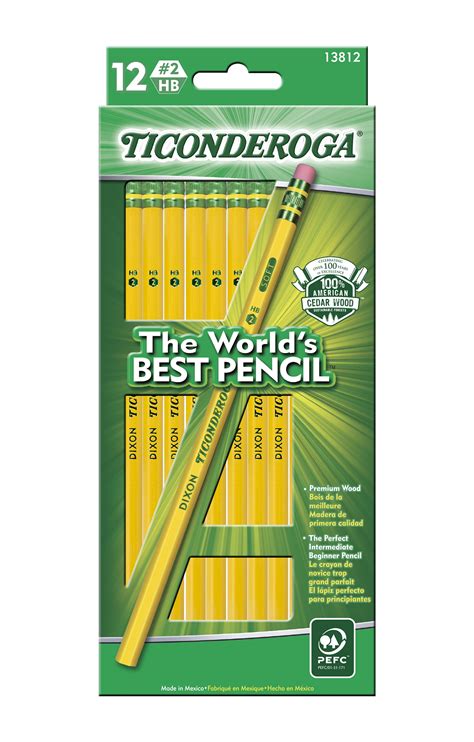 Dixon Ticonderoga #2 HB Soft Pencils, 12-Count - Walmart.com