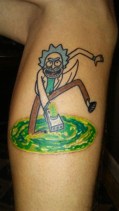 Rick and Morty Tattoo Art