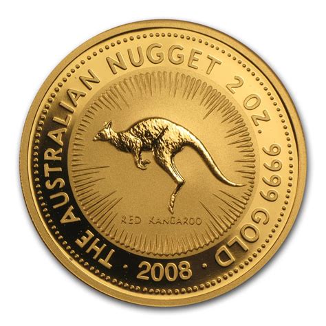 Buy 2008 Australia 2 oz Gold Nugget BU | APMEX