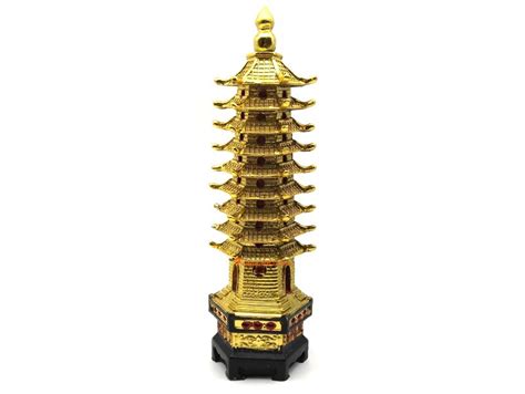 9 Level Golden Feng Shui Pagoda (XL) :: Wisdom Tower