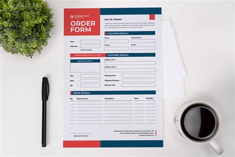 Order Form Template (1407543)