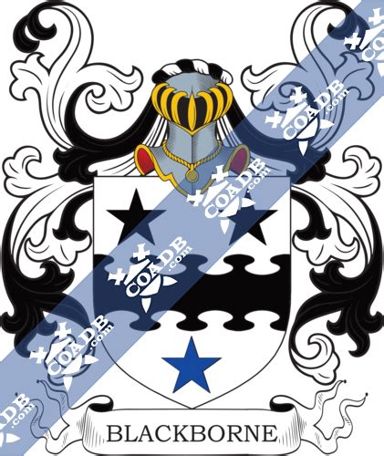 Blackburn Family Crest, Coat of Arms and Name History