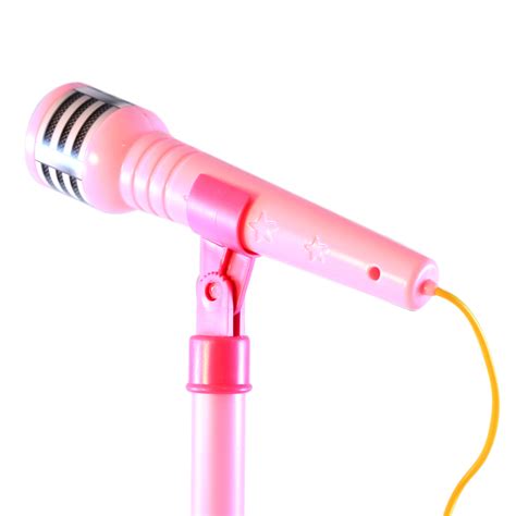 Super Star Kids MP3 Supported Toy Karaoke Stand and Microphone - Pink ...