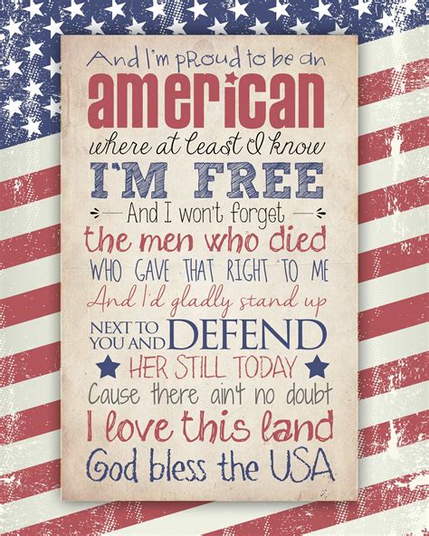 God Bless the USA Free Printable - How to Nest for Less™