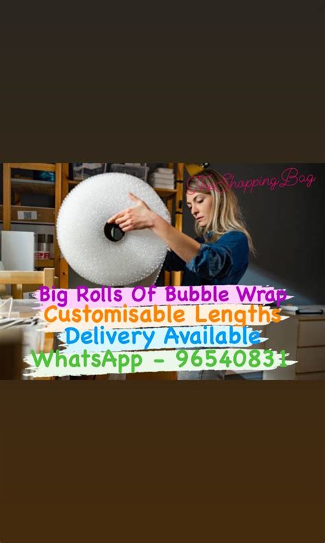 Bubble Wrap (Free Delivery), Hobbies & Toys, Stationery & Craft, Craft ...