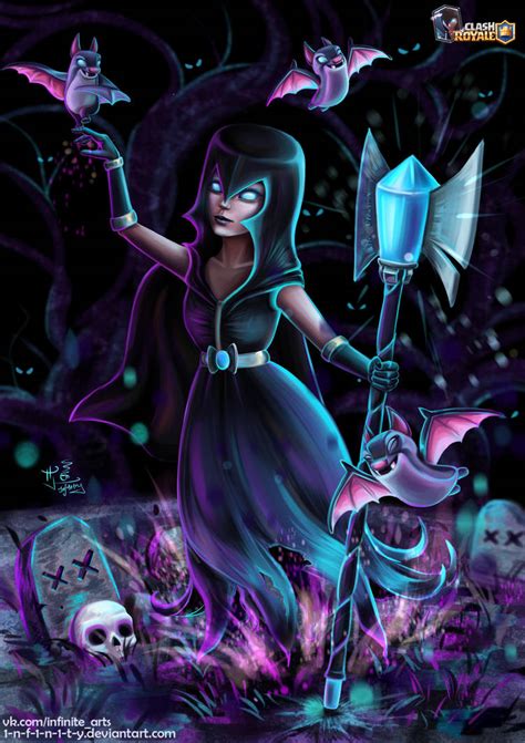 NIGHT WITCH (Clash Royale fanart) by PolinaReed on DeviantArt