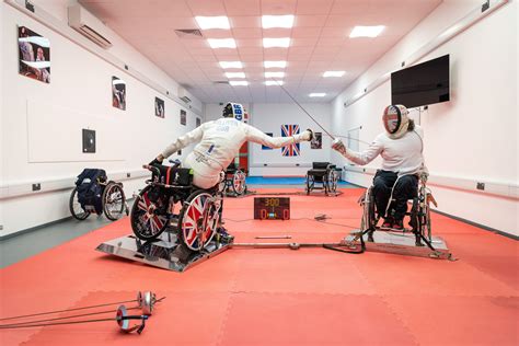 Golden duo help to open new Wheelchair Fencing National Training Centre and EIS Athlete Health ...