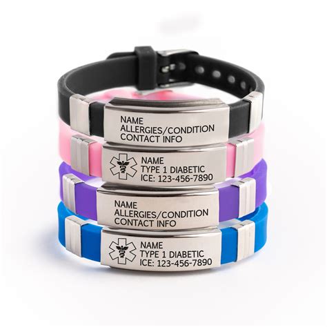 Allergique à l'amoxicilline Medical Alert pour italien Charm Bracelets portefeuille carte ...