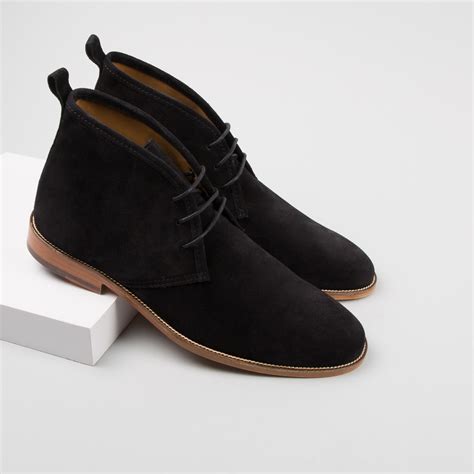 Handmade men Black Suede Chukka boot, Mens chukka black boots on Storenvy