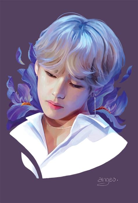 BTS V Anime Fan Art