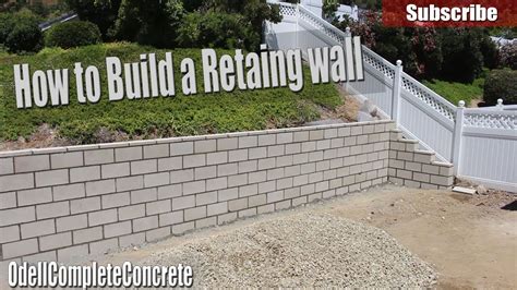 How To Build a Retaining Wall - DIY Channel - The Home of "Do it yourself"