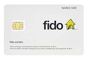 Fido LTE Nano SIM Card: Amazon.ca: Cell Phones & Accessories