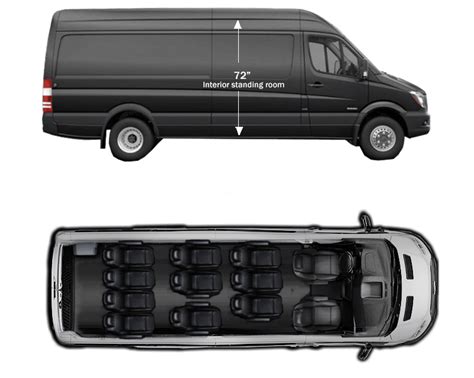 12 Passenger Luxury Sprinter Van Rental - Sprinter Vans 4 Rent