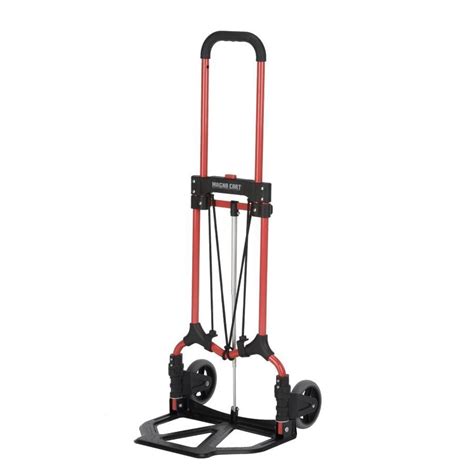 MAGNA CART 160-lb 2-Wheel Red Steel Folding Hand Truck at Lowes.com